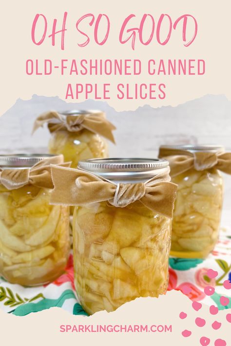 Canned Apple Rings, How To Can Apple Slices, Canning Apples Slices, Canned Cinnamon Apples Recipes, Canned Stewed Apples, Canned Apple Slices Recipes, Canning Sliced Apples, Canning Fresh Apples, Canning Spiced Apple Slices