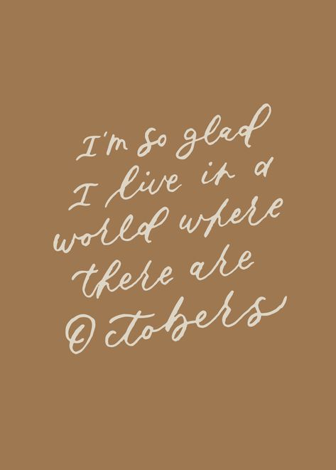 "I'm so glad I live in a world where there are Octobers" -- Anne of Green Gables Design Logo, Anne Of Green Gables, Green Gables, Autumn Art, Printed Items, Illustrations, Branding, Digital Prints, Green