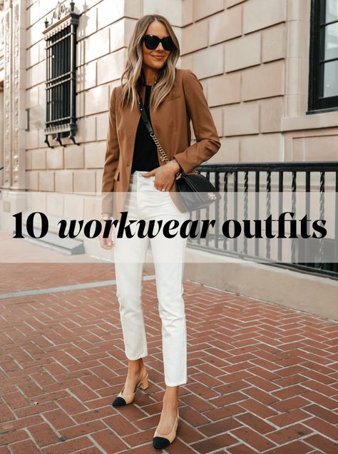 Summer Meeting Outfits, Office Outing Outfit, Work Travel Outfits Women, Women’s Work Clothes, Work Fall Outfits Women 2023, Women’s Casual Work Outfits, What To Wear To Work Tomorrow, 2024 Office Wear, Smart Casual Women 2024