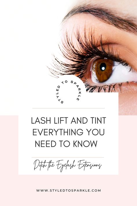 Ditch the eyelash extensions and try a lash lift and lash tint to enhance your natural eyelashes. Lash tint and lift, lash tint diy, lash tint at home, lash lift tips, lash lift care. Lash Lifts And Tint, Diy Lash Lift And Tint At Home, Eyelash Tint And Lift, Diy Lash Tint, At Home Lash Lift, Tinted Lashes, Lash Lift Tips, Lash Tint And Lift, Permanent Curls