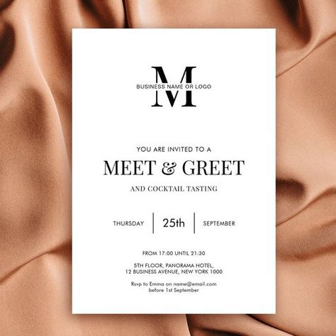 Networking Meet & Greet Minimalist Modern Business Business fonts logos #businessfontslogos business fonts #businessfonts fonts #fonts font #font 5.642 Business Card Fonts, Fonts Simple, Classy Invitations, Business Fonts, Minimalist Font, Business Invitation, Word Fonts, Marketing Flyers, Aesthetic Fonts