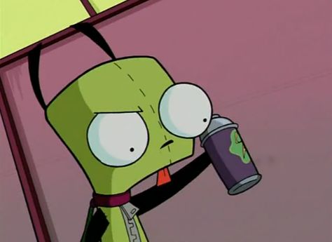 Gir Invader Zim Pfp, Gir Invader Zim, Invader Zim Characters, Emo Love, Scene Core, Rawr Xd, Scene Kids, Scene Emo, Invader Zim