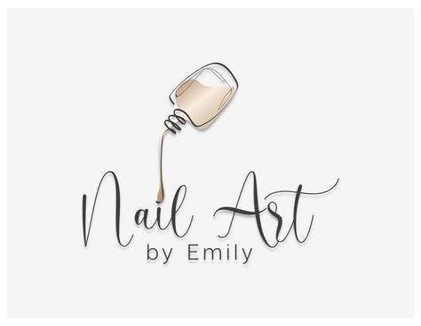 Nail Art Logo, Nail Logos Ideas, Makeup Logo Design, Hair And Nail Salon, Salon Logo Design, Nail Salon Decor, Nail Salon Design, Nail Art Studio, Beauty Salon Logo