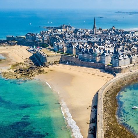 Saint-Malo, France: Where ‘All The Light We Cannot See’ Comes Alive - TravelAwaits Brittany France, Ocean Sounds, Visit France, Paris City, Canada Travel, France Travel, Amsterdam, Places To Go, Beautiful Places