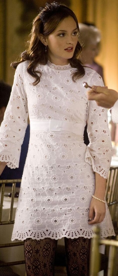 Blair Waldorf | 1X02 The Wild Brunch Brunch Outfits Fall, Mode Gossip Girl, Estilo Blair Waldorf, Estilo Gossip Girl, Blair Waldorf Outfits, Blair Waldorf Gossip Girl, Blair Dress, Stile Blair Waldorf, Blair Waldorf Style