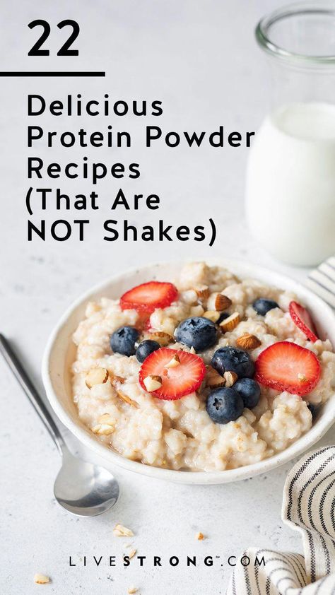 #NutritionHealthAndWellness Easy Protein Powder Recipes, Protein Powder Pancakes, Recipes Protein, Best Vegan Protein, Easy Protein, Protein Dinner, Protein Muffins, Protein Powder Recipes, Vegan Protein Powder