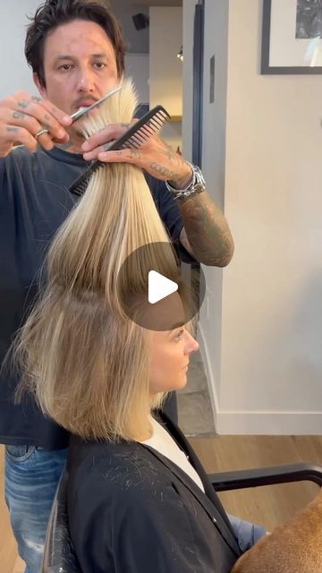 Bob Tutorial, Brush Cut, How To Cut Your Own Hair, Long To Short Hair, Blonde Bobs, Love Ya, Trendy Short Hair Styles, Medium Length Hair Cuts, Hair Transformation