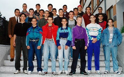 Serbian high school kids from 1990's were lit Baggy Jeans Outfit, High School Kids, Modern Street Style, Outfit Challenge, Fresh Prince, Military Outfit, Latest Outfits, Serbia, 90s Fashion