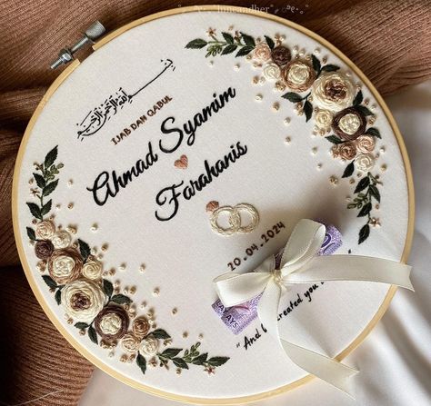 Engagement Embroidery, Flower Stitch, Embroidery Hoop Art Diy, Basic Hand Embroidery Stitches, Hand Embroidery Patterns Free, Embroidery Hoop Crafts, Birthday Gifts For Brother, Tunisian Crochet Patterns, Wedding Embroidery