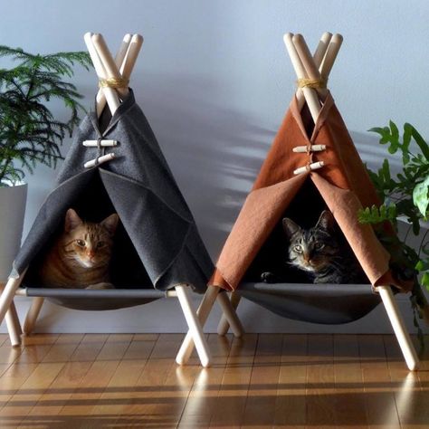 Cat Tent, Japandi Design, Adventure Cat, Japandi Interior, Japandi Style, Elements Of Nature, Modern Cat, Pillow Texture, Scandinavian Furniture