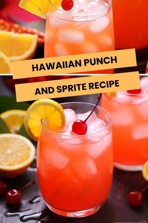 Create a tropical delight with this Hawaiian Punch and Sprite recipe. Elevate your refreshment game with a bubbly fusion of fruity flavors. Sip into the taste of the islands at home! Tropical Punch Recipe, Hawaiian Punch Recipes, Sprite Recipe, Dole Pineapple Juice, Dole Pineapple, Hawaiian Punch, Punch Drinks, Low Calorie Drinks, Slice Of Lime