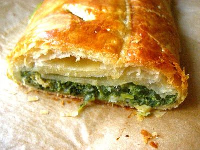 Ina's Spinach in Puff Pastry Puff Pastry Recipes Dinner, Best Ina Garten Recipes, Spinach Puff Pastry, Spinach Puff, Brie Puff Pastry, Lunch Club, Puff Pastry Appetizers, Recipes Savory, Spinach Pie