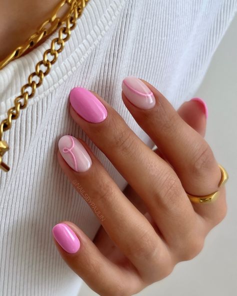 Round Nail Designs, Short Pink Nails, Short Round Nails, Pink Summer Nails, Unghie Sfumate, Makijaż Smokey Eye, Cute Gel Nails, Vacation Nails, Round Nails