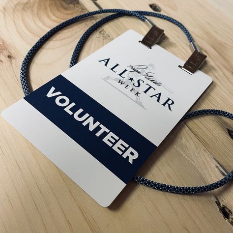 Distiguish your event volunteers with custom badges that have a sleek design and are bound to stand out! Event Badge Design, Event Badges, Star W, Custom Badges, Badge Design, Unique Materials, Custom Metal, White Metal, Badger