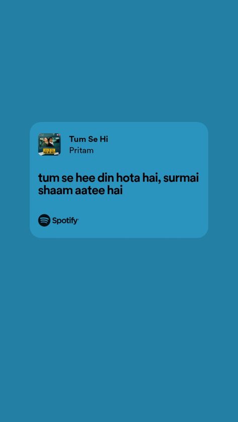 Tum Se Hi, Story Lyrics, Song Captions, One Word Instagram Captions, Good Insta Captions, Best Song Lines, Simple Love Quotes, Lyrics Aesthetic, Favorite Lyrics