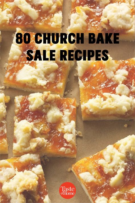 Baked Goods For Cake Walk, Giftable Baked Goods, Easy Pastries To Sell, Cookie Bar Packaging Ideas, August Baked Goods, Bake Sale Bread Ideas, Breads For Bake Sales, Savory Baked Goods For Bake Sale, Best Desserts For A Bake Sale