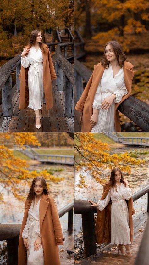 Autumn Aesthetic Photos, Fall Photoshoot Poses, Autumn Poses, London Eye Photography, Fall Picture Ideas, Autumn Photo Shoot, Autumn Photography Portrait, Photography Outfits, Fall Portraits