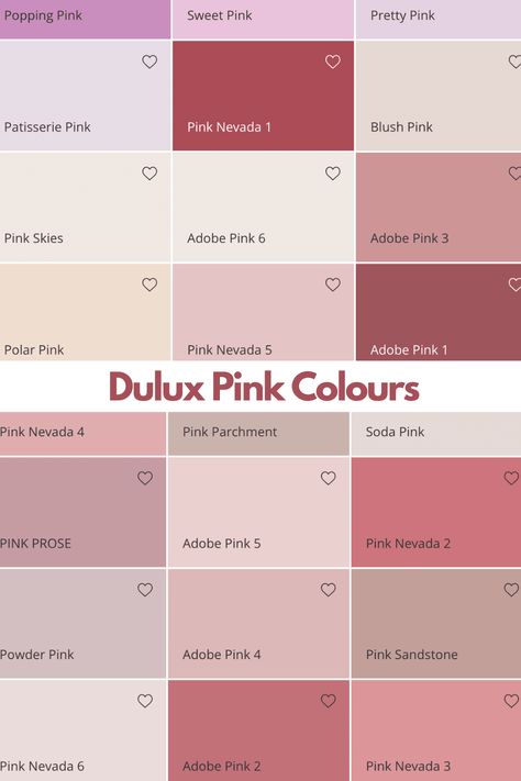 Light Pink Wall Paint Colors, Bedroom Paint Colors Pink Shades, Blush Pink Paint Uk, Dulux Dusky Pink Paint, Aesthetic Colours To Paint Your Room, Dulux Raspberry Diva, Cute Colours To Paint Your Room, Pink Parchment Dulux Paint, Dulux Pink Bedroom