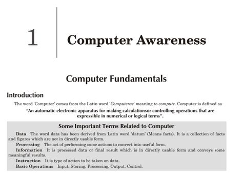 Computer Fundamentals Notes, Programming Notes, Computer Fundamentals, Upsc Study, Computer Knowledge, Exam Study, Study Material, Latin Words, Study Materials