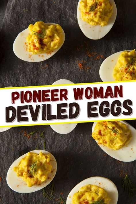 These Pioneer woman deviled eggs are as easy and tasty as it gets! Learn how to make them, plus, get tips for making the very best deviled eggs. Pioneer Woman Deviled Eggs, Deviled Eggs Recipe Easy, Devilled Eggs Recipe Best, Devilled Eggs, Best Deviled Eggs, Pioneer Woman Recipes, Deviled Eggs Recipe, Eggs Recipe, Egg Dish