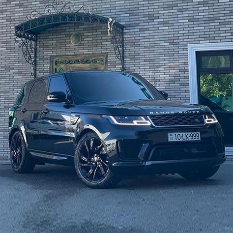 Car Tattoo Design, Range Rover Sport Black, Range Rover Sport 2018, New Range Rover Sport, Range Rover Svr, Blue Lamborghini, Dream Cars Range Rovers, Cars Tattoo, Range Rover Black