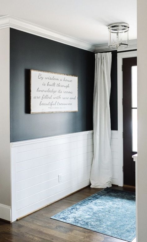 Painted Interior Doors, Shiplap Wall Diy, Ship Lap, Kitchen Diy Makeover, Diy Shiplap, Wall Paint Colors, Makeover Ideas, Room Remodeling, Ship Lap Walls