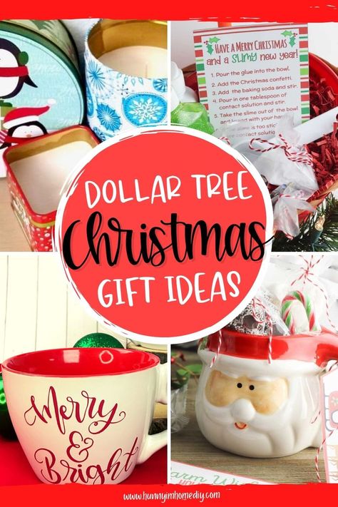 You don't have to break your budget to give amazing gifts to your loved ones this year with these easy DIY Dollar Tree Christmas gifts! Dollar Gifts For Coworkers, Diy Christmas Gifts For Teachers Dollar Tree, Christmas Gift Baskets On A Budget, Inexpensive Bulk Christmas Gifts, Diy Craft Fair Ideas Things To Sell, Dollar Tree Gifts For Coworkers, Dollar Tree Mom Gifts, Christmas Give Aways Diy Gift Ideas, Dollar Store Gifts Diy