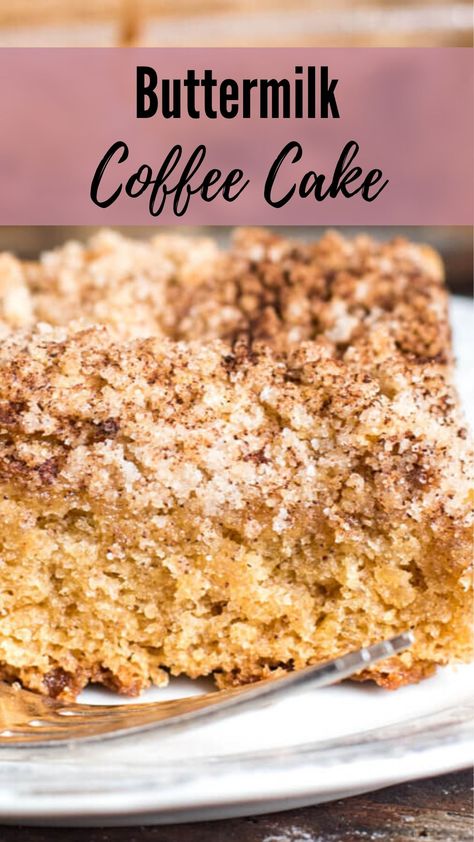 Buttermilk Dessert Recipes, Buttermilk Coffee Cake, Cinnamon Streusel Coffee Cake, Coffee Cake Recipes Easy, Future Chef, Streusel Coffee Cake, Coffee Cake Recipe, Buttermilk Recipes, Cinnamon Cake