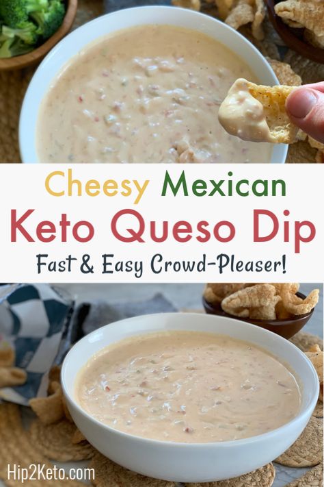 Mexican Queso Dip, Keto Queso Dip, Slimfast Recipes, Keto Queso, Mexican Queso, Mexican Keto, Keto Sauces, Desserts Keto, Resep Diet