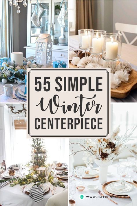 Winter Wonderland Bridal Shower Centerpieces, Winter Diy Centerpieces, Winter Snowflake Centerpieces, Table Decor For Winter Wedding, Winter Wedding Shower Ideas Decoration, Wedding Winter Table Decorations, Diy Winter Table Centerpieces, Centerpiece Winter Wonderland, Winter Wedding Centerpieces Table Decor