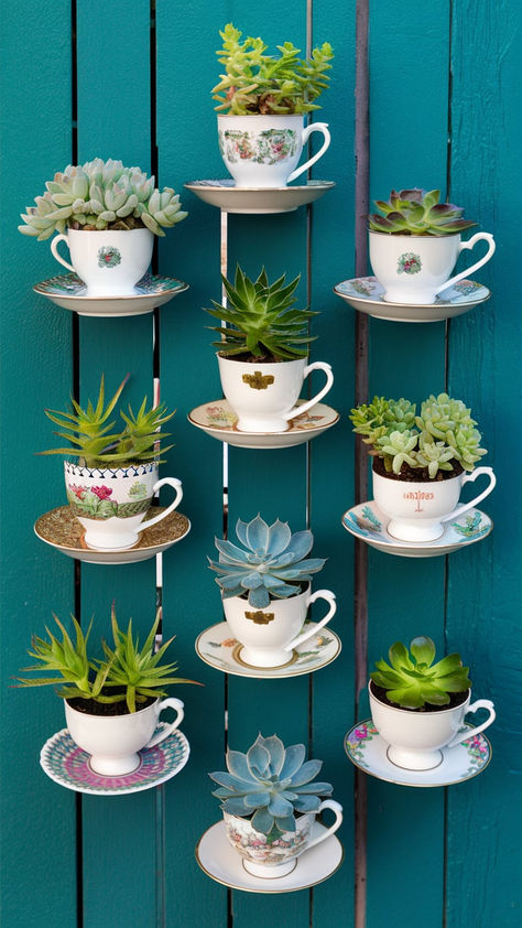 start transporming your garden with these 20 great tips! Terrarios Suculentas Ideas, Garden Ideas Succulents, Cactus Container, Mini Cactus Garden, Succulent Garden Ideas, Succulent Garden Outdoor, Mini Succulent Garden, Succulent Rock Garden, Succulent Display