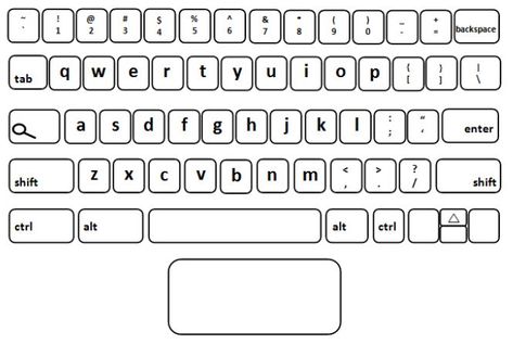 Printable Keyboard, Human Skeleton Labeled, Skeleton Labeled, Art Sub Plans, Computer Class, Arabic Alphabet For Kids, Human Skeleton, Alphabet For Kids, Reading Activities