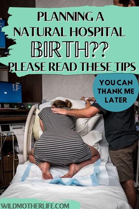 Hospital Birth Plan, Natural Hospital Birth, Birth Advice, Natural Birthing Plan, Birth Tips, Baby Belle, Unmedicated Birth, Birth Preparation, Baby Delivery