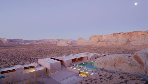 Amangiri Canyon Point Utah | 10 Stellar Resorts Perfect for Stargazing Amangiri Hotel, Amangiri Resort Utah, Utah Resorts, Amangiri Resort, Luxury Resort Hotels, Desert Resort, Lake Powell, Hotel Pool, Unique Hotels