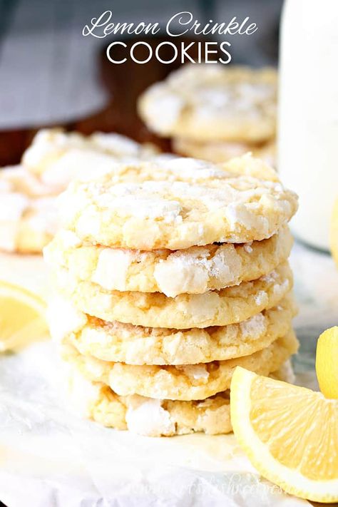 Award Winning Lemon Crinkle Cookies — Let's Dish Recipes