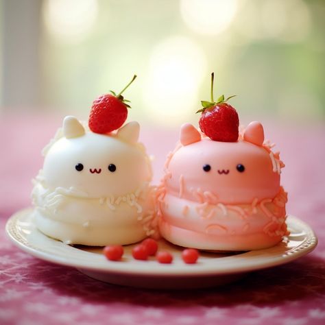 My Images Cute Looking Food, Kawaii Deserts, Kawaii Cakes, Cute Desert, Internet Fame, Cute Bakery, Food Kawaii, Kawaii Dessert, Cute Pfp