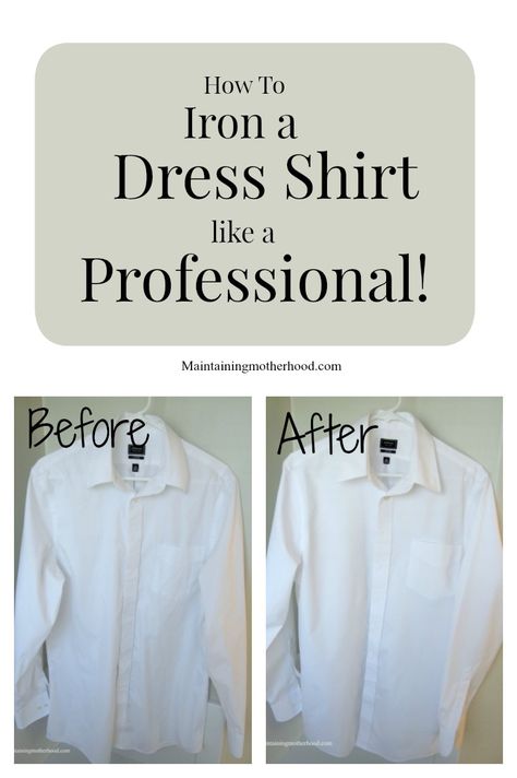 Want to save some major money? Follow these simple steps to learn how to Iron a Dress Shirt Like a Professional and save big bucks in Dry Cleaning fees! How To Iron Dress Shirt Men, How To Iron A Dress Shirt Men, How To Iron A Shirt, Shirt Ironing, Ironing Hacks, Yacht Stewardess, Laundry Poster, Dry Cleaning Business, Ironing Clothes