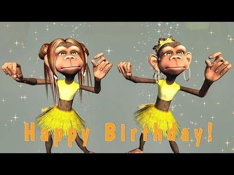 Funny Happy Birthday Song. Monkeys sing Happy Birthday To You - YouTube | Funny happy birthday wishes, Happy birthday funny humorous, Funny happy birthday meme Funny Happy Birthday Song, Happy Birthday Song, Happy Birthday Funny, Birthday Funny, Funny Happy Birthday, Funny Happy, Happy Birthday To You, Monkeys, Dancing