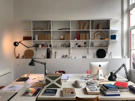 Our new and nice studio ! #design #designstudio #office #productdesign #filipeviricel | Instagram Studio Room, Studio Interior, A Desk, Office Interior Design, Apartment Interior, Home Office Design, Interior Inspo, 인테리어 디자인, House Inspiration