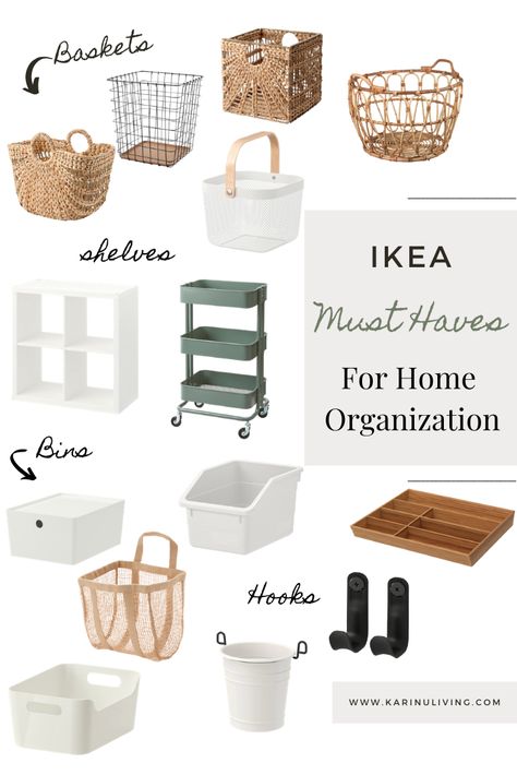 Must have Ikea items for trendy and stylish home organization Ikea Must Haves, Ikea Organization, Ikea Finds, House Organisation, Ikea Furniture Hacks, Ikea Home, Organization And Storage, Home Organisation, Furniture Hacks