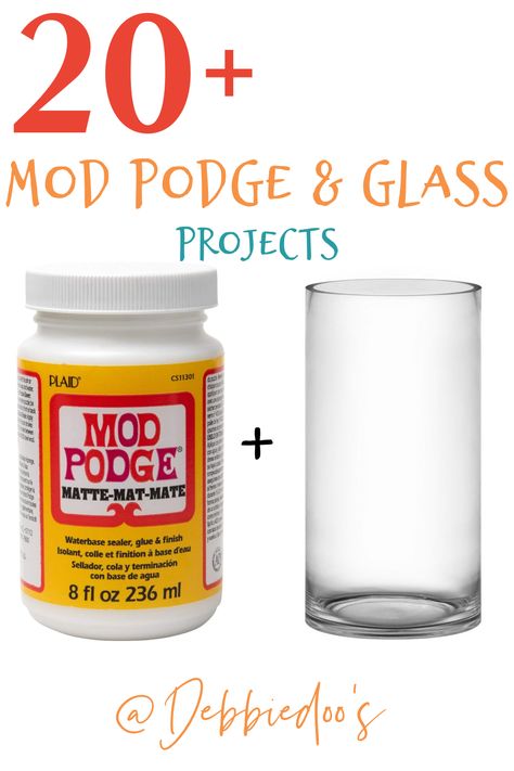 Modge Podge Recipe Homemade, How To Use Mod Podge On Glass Mason Jars, Modge Podge Vases Tissue Paper, Mod Podge Pictures On Glass Diy, Glass Bowl Makeover, Modge Podge On Glass Diy, Things To Do With Glass Vases, Mod Podge On Windows, Glitter Mod Podge