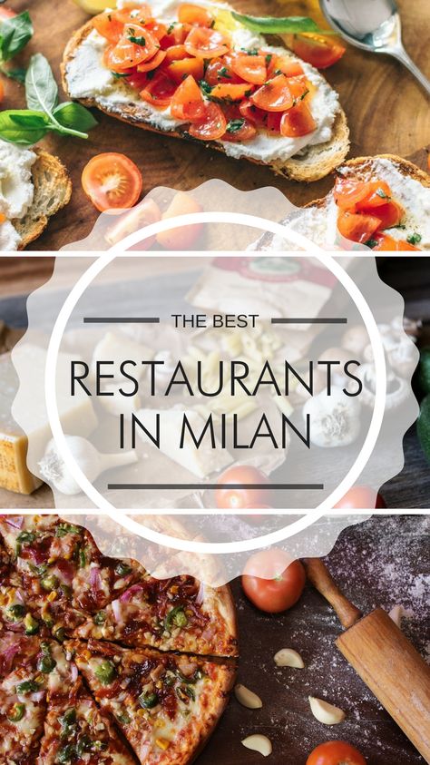 Planned a citytrip to Milan? Find out the best restaurants in this beautiful Italian city! #Milan #Italy #Bestrestaurants #Citytrip #Travel #Holiday #Food #Traveltips Restaurants In Milan, Milan Food, Milan Restaurants, Milan Travel, Italy Tourism, Italian City, Cities In Italy, Italy Food, Explore Italy