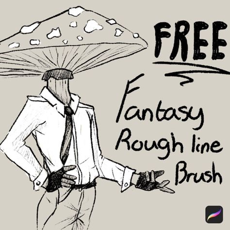 Free Rough Line Brush for Procreate - LIBRIUM Procreate Brushes Free Lineart, Line Art Brushes Procreate, Procreate Brushes Lineart, Procreate Pencil Brush, Procreate Lineart Brushes, Art Brushes Procreate, Procreate Brushes Free Download, Line Art Brush, Procreate Lineart