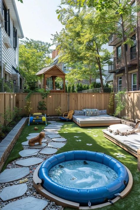 Backyard Landscaping Ideas for Dogs: Create a Pet Haven Small Dog Friendly Garden Ideas, Patio Dog Area, Dog Run Landscaping Ideas, Backyard Pet Area Ideas, Dog Proof Backyard Landscaping, Pet Friendly Backyard Ideas, Dog Backyard Ideas, Dog Friendly Backyard Landscaping, Dog Areas In Backyard