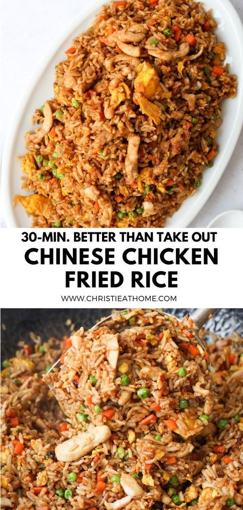 Yakimeshi Recipe, Fried Rice Recipe Chicken, Chinese Chicken Fried Rice, Chinese Chicken Fried, Best Fried Rice Recipe, Chicken Fried Rice Recipe Easy, Pork Fried Rice Recipe, Shrimp Fried Rice Recipe, Fried Rice Recipe Easy