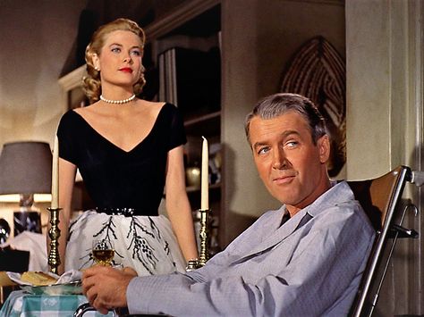 Rear Window Movie, Rear Window 1954, Hitchcock Film, James Stewart, Face Drawing Reference, Frankenstein's Monster, Movie Stills, Alfred Hitchcock, Grace Kelly