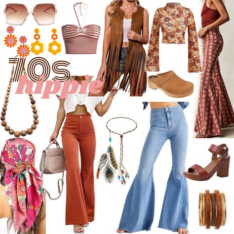 70s Theme Outfit, 70s Themed Outfits, Outfits 70s Style, 70s Outfits Women, 70s Party Outfit, Moda Disco, 70s Fashion Women, 70s Fashion Hippie, 70s Inspired Outfits