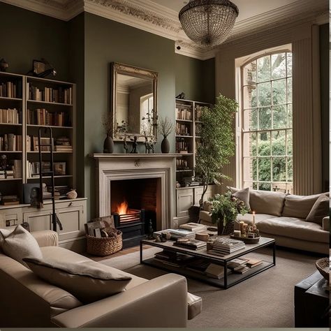 🏡 Step into the perfect blend of timeless elegance and contemporary living as we explore this stunning Modern Georgian 🌿💚 ✨ Courtyard Oasis 🌳 🎨 Neutral & Pale Green Interiors 🛋️ Classic meets Contemporary #farrowandball #farrowandballdenimes  #ai   #dreamhome  #curbappeal  #houseinspo  #inspiration  #design  #interiordesign  #dreamhome #georgianhouse #georgianinteriors #homeaccount #styledbyme #Interiors123 Georgian Living Room English Country, Living Room Period House, Classic Georgian Interiors, Period House Living Room, Sitting Room Ideas Green, Victorian Contemporary Living Room, Large Living Room Interior Design, Dark Georgian Interiors, Small Georgian Living Room