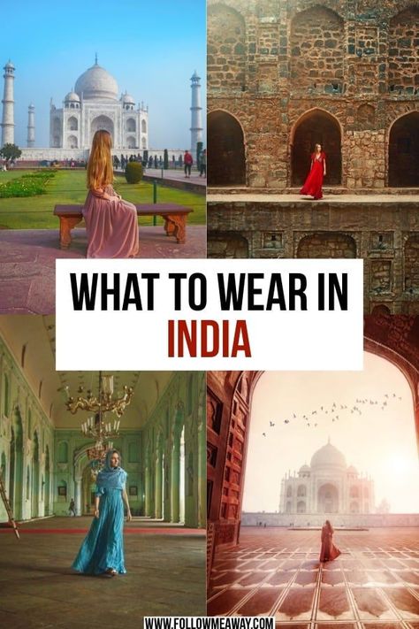 What To Wear In India, India Packing List, India Vacation, India Travel Places, India Travel Guide, India Clothes, Quoi Porter, Packing Lists, Travel Clothes Women