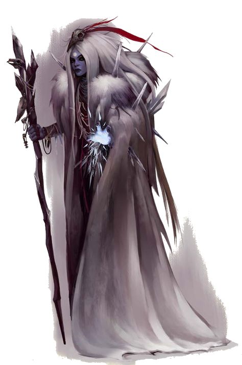 fantasy RPG monster witch hag sorceress ice cold Snow Queen Diana Martinez, Ice Witch, Fantasy Pictures, Monster Concept Art, Dungeons And Dragons Characters, Fantasy Monster, Game Character Design, Snow Queen, Fantasy Rpg